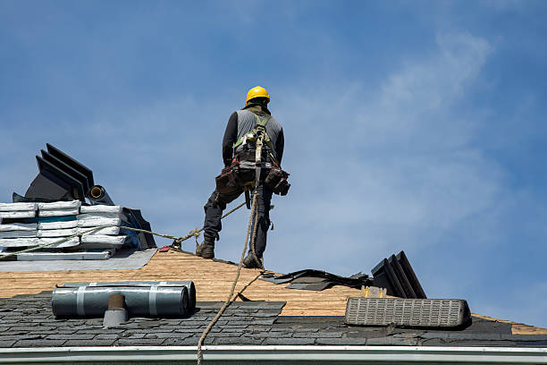 Professional Roofing technician working in Freeland, MD